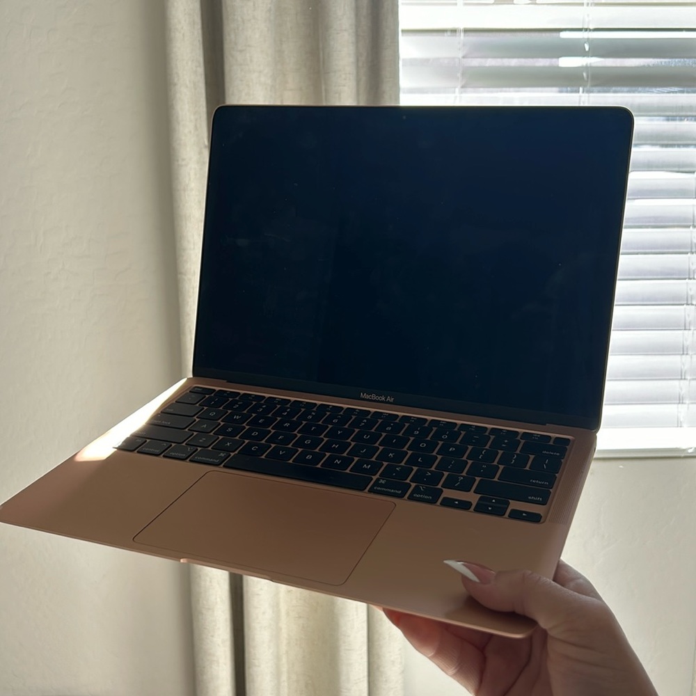 Rose gold MacBook Air